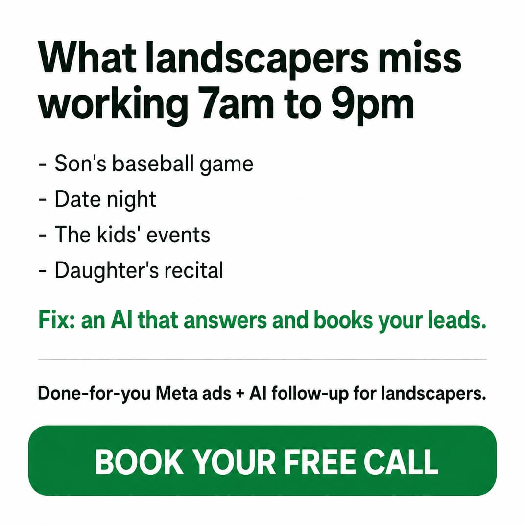 Apple Notes static ad · Landscaping